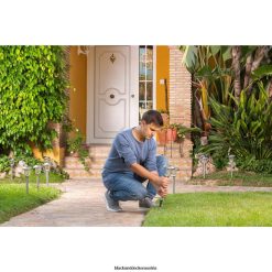 BLACK+DECKER draussen Solar-Wegbeleuchtung für den Außenbereich – 8er-Pack TL4V4L457