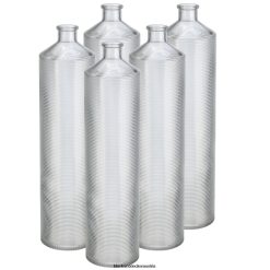 BLACK+DECKER Küche Bev Cocktail-Maker, Likörspender aus Glas, Flaschen, spülmaschinenfest, 5 Stück TL4V4L331