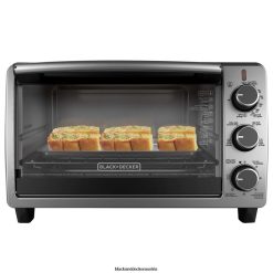 BLACK+DECKER Küche Schwarzer Konvektionsofen, 6-Scheiben- oder 9-Zoll-Pizza TL4V4L377