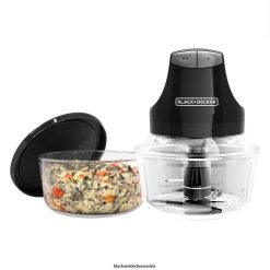 BLACK+DECKER Küche Zerkleinerer mit Glasschüssel TL4V4L277