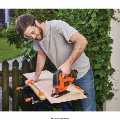 BLACK+DECKER Werkzeuge Akku-Stichsäge mit max. 20 V Stromanschluss (nur Werkzeug) TL4V4L659