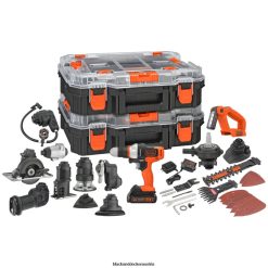 BLACK+DECKER Werkzeuge Das Matrix-20-V-Max-Elektrowerkzeugset enthält einen Akku-Bohrschrauber, 12 Aufsätze und einen Aufbewahrungskoffer TL4V4L530