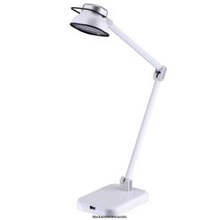 BLACK+DECKER Werkzeuge Elate LED-Schreibtischlampe mit zwei Armen, weiß TL4V4L692