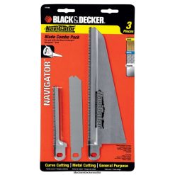BLACK+DECKER Werkzeuge Ersatzblattsatz für Elektro-Handsäge Navigator-Modelle 3-teilig TL4V4L668