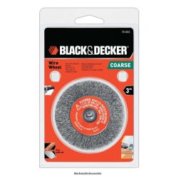 BLACK+DECKER Werkzeuge Speichenrad 1/4 Zoll, grober Schaft, 3 Zoll TL4V4L639