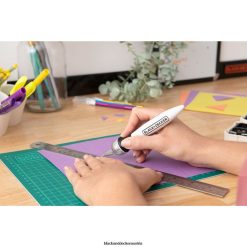 BLACK+DECKER Zuhause & Lebensstil Bastel-Hobbymesserset mit 26 verschiedenen Klingen und Schneidematte TL4V4L152