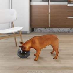 BLACK+DECKER Zuhause & Lebensstil Slow Feeder Schaukelhundenapf, Einheitsgröße, Schwarz TL4V4L241