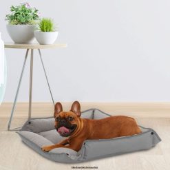 BLACK+DECKER Zuhause & Lebensstil Vier-Wege-Haustierbett für große Hunde 28x24x3 in Grau TL4V4L232